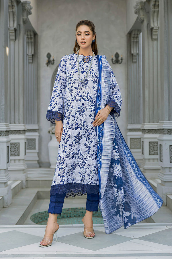 SPH-39-SAFWA PRAHA 3-PIECE FINE DIGITAL PRINTED UNSTITCHED LAWN COLLECTION VOL-04