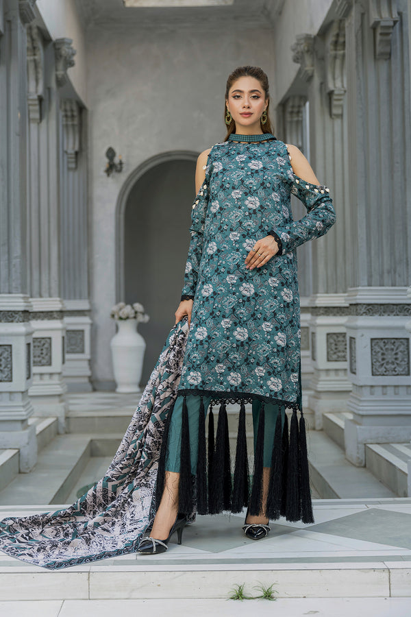 SPH-40-SAFWA PRAHA 3-PIECE FINE DIGITAL PRINTED UNSTITCHED LAWN COLLECTION VOL-04