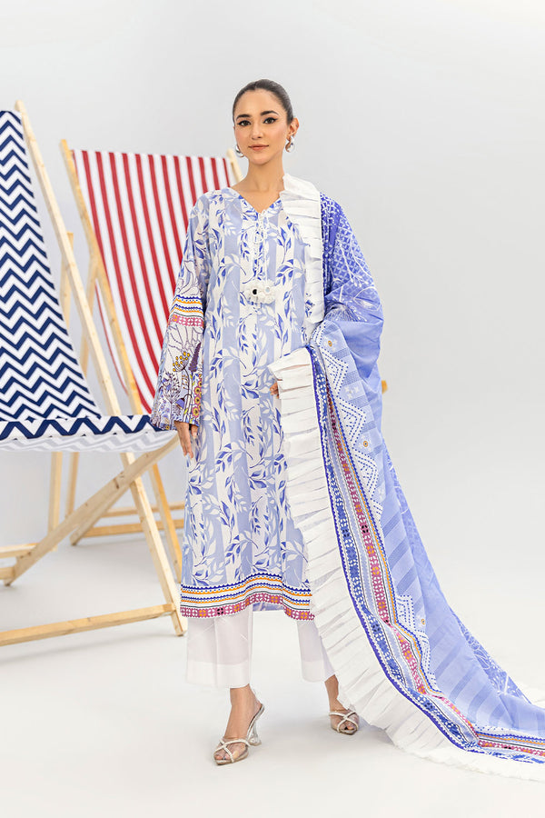 SPH-45-SAFWA PRAHA 3-PIECE FINE DIGITAL PRINTED UNSTITCHED LAWN COLLECTION VOL-05