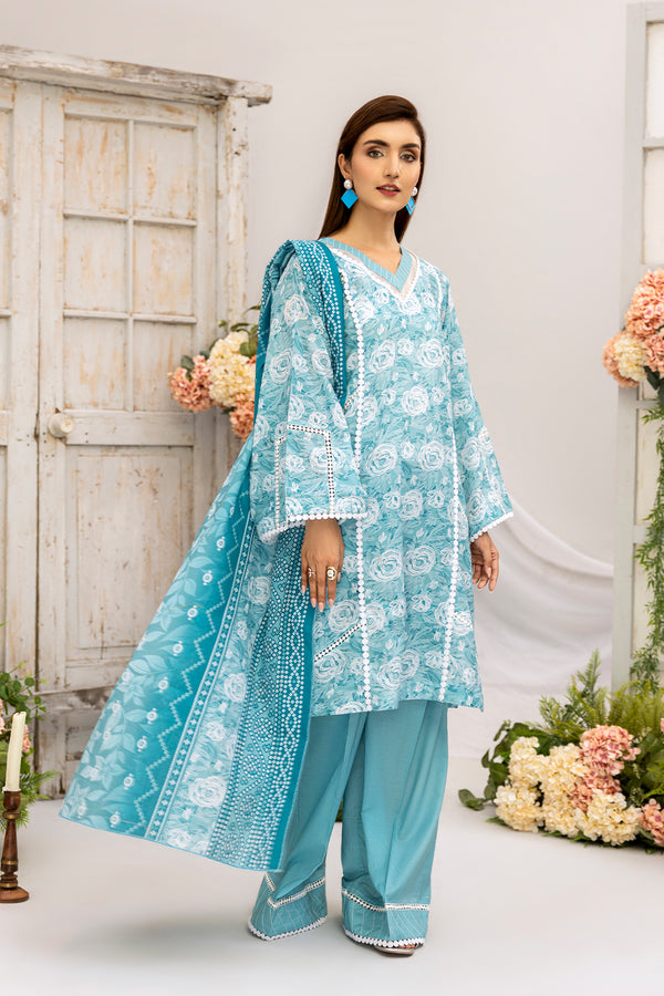 SPH-67-SAFWA PRAHA 3-PIECE FINE DIGITAL PRINTED UNSTITCHED LAWN COLLECTION VOL-07