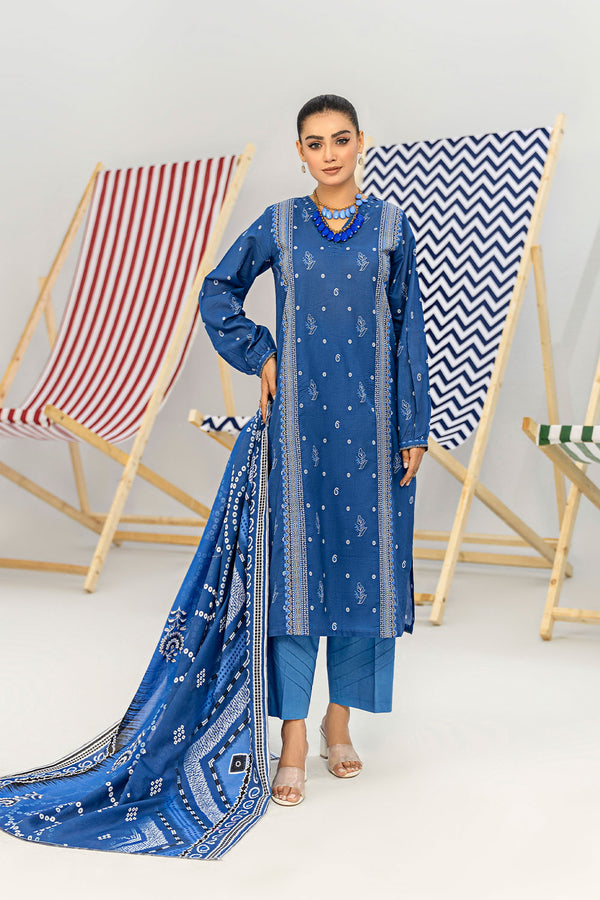 SPH-48-SAFWA PRAHA 3-PIECE FINE DIGITAL PRINTED UNSTITCHED LAWN COLLECTION VOL-05