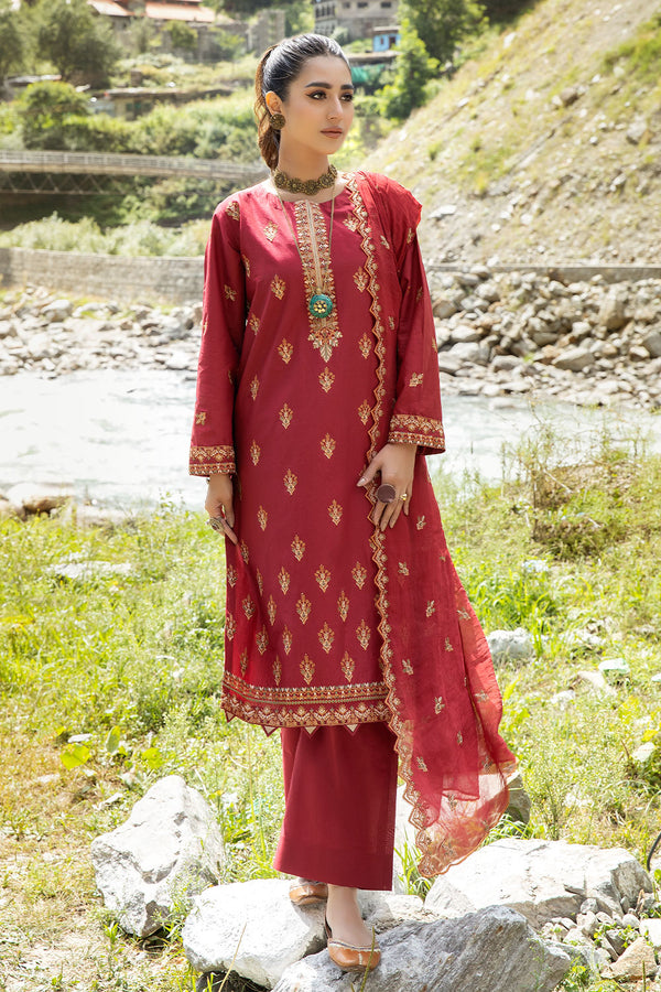 CAA-07 - SAFWA CLARA PREMIUM EMBROIDERED COTTON LAWN COLLECTION