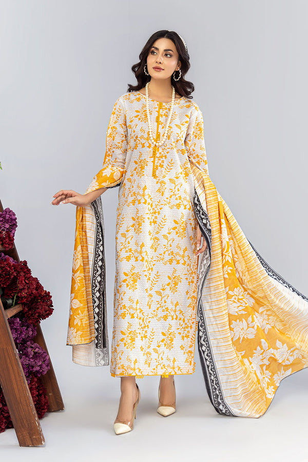 SAF-09-SAFWA SAFRON 3-PIECE FINE DIGITAL PRINTED UNSTITCHED LAWN COLLECTION VOL-01