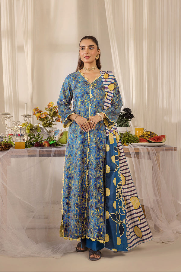 SPH-80-SAFWA PRAHA 3-PIECE FINE DIGITAL PRINTED UNSTITCHED LAWN COLLECTION VOL-08