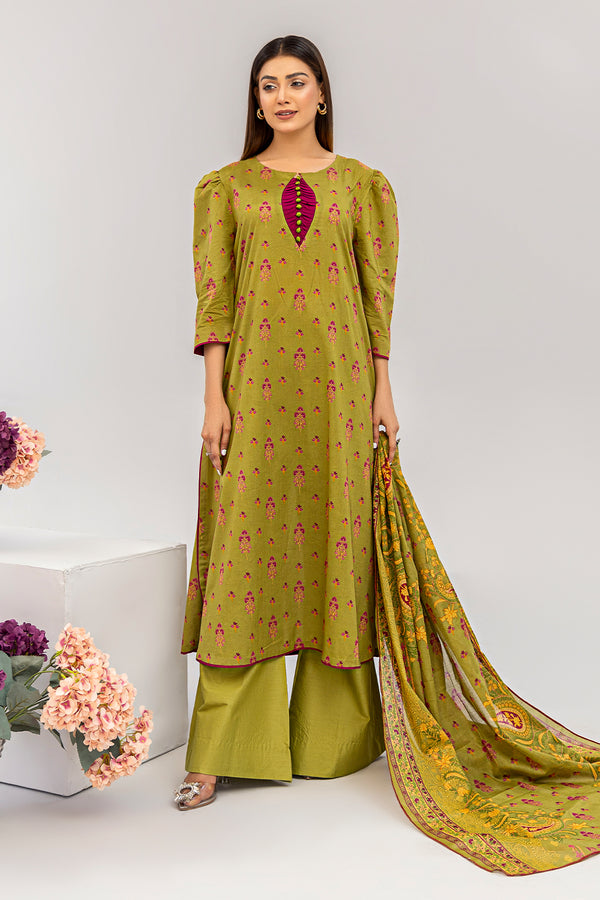 RSV-60-RASBERRY DORIA 3-PIECE PRINTED UNSTITCHED LAWN COLLECTION VOL-05