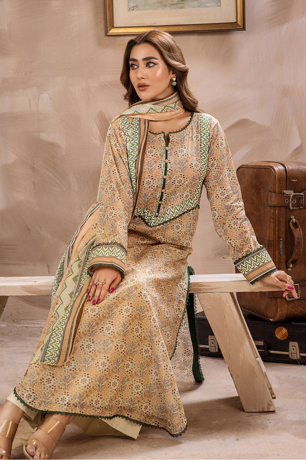 SAF-31-SAFWA SAFRON 3-PIECE FINE DIGITAL PRINTED UNSTITCHED LAWN COLLECTION VOL-03