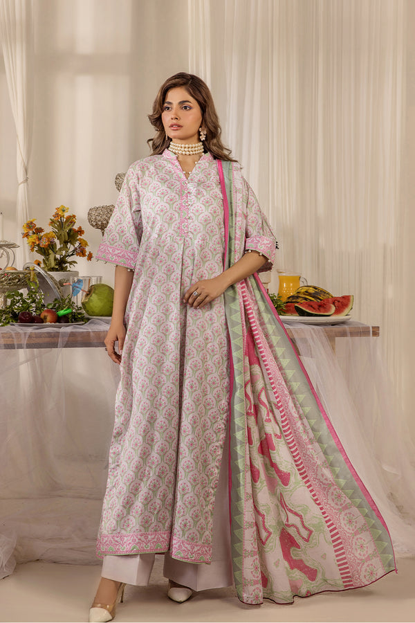 SPH-72-SAFWA PRAHA 3-PIECE FINE DIGITAL PRINTED UNSTITCHED LAWN COLLECTION VOL-08