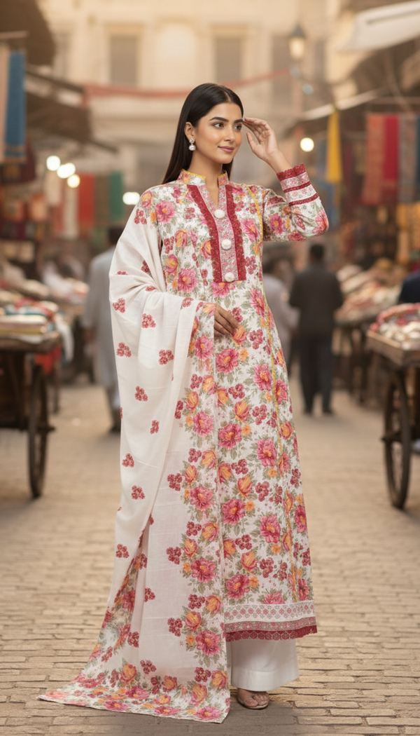 ROS06 I 3PC UNSTITCHED