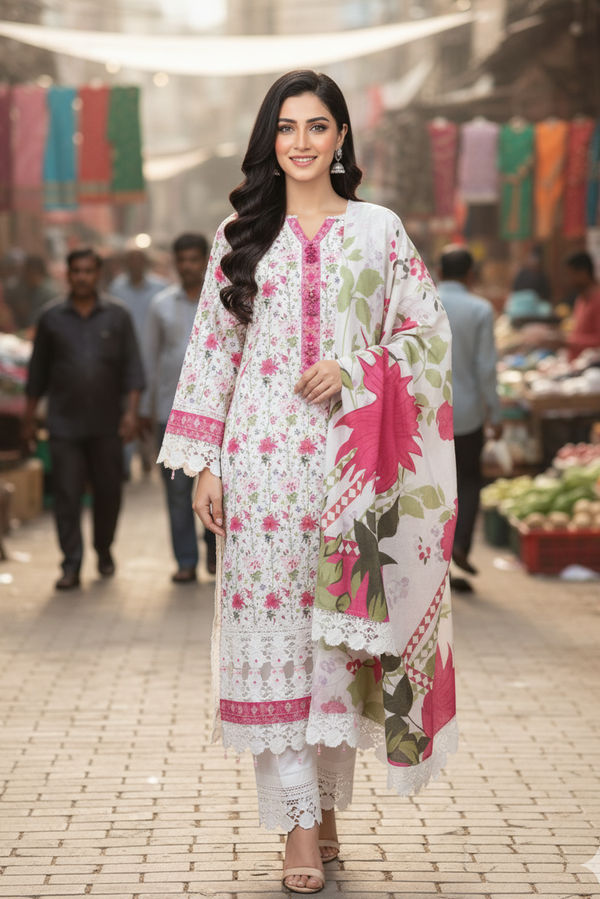 ROS07 I 3PC UNSTITCHED