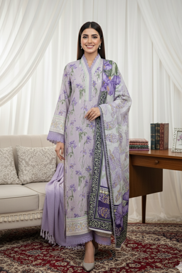 JAI22 I 3PC UNSTITCHED