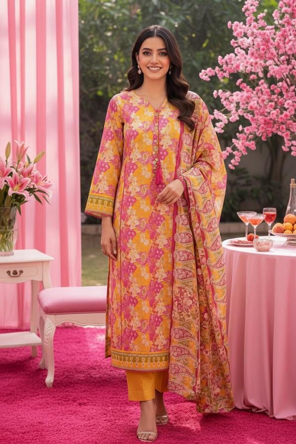 ODE12 | 3PC UNSTITCHED