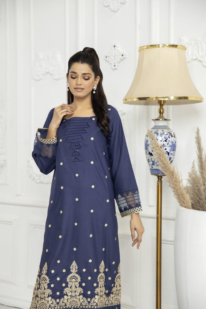 SSW-02 - SAFWA ASTER EMBROIDERED WOOL SHIRT COLLECTION VOL 01 - SAFWA Brand