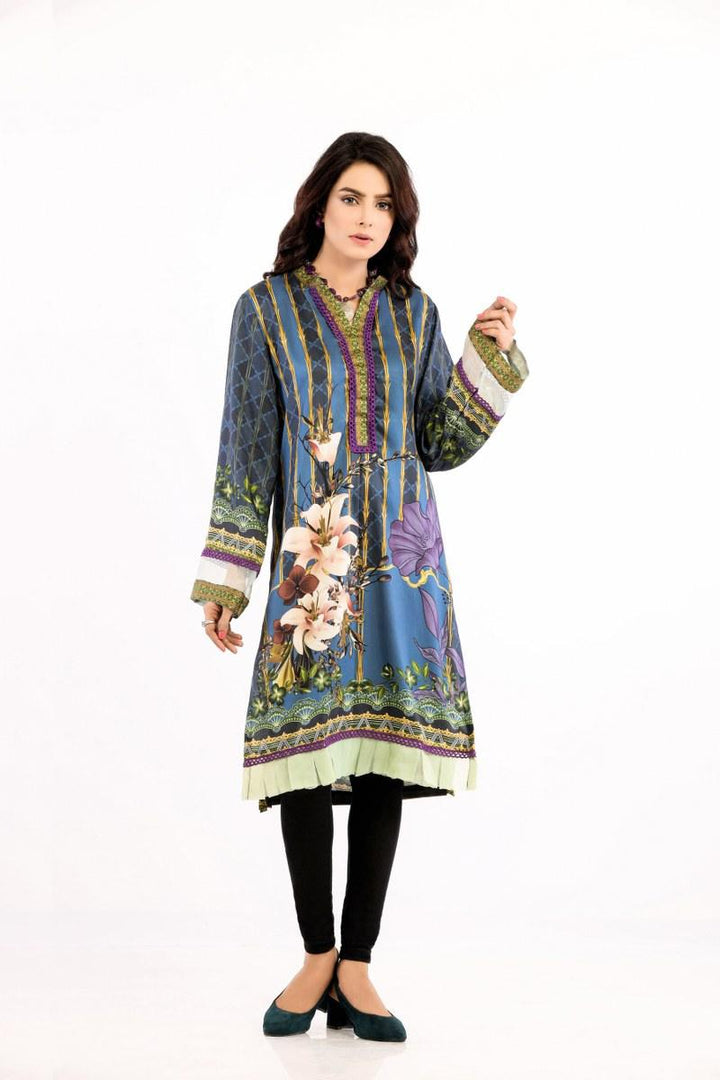 SKS-03 - SAFWA DIGITAL PRINTED KATRAI KURTI COLLECTION - SAFWA Brand