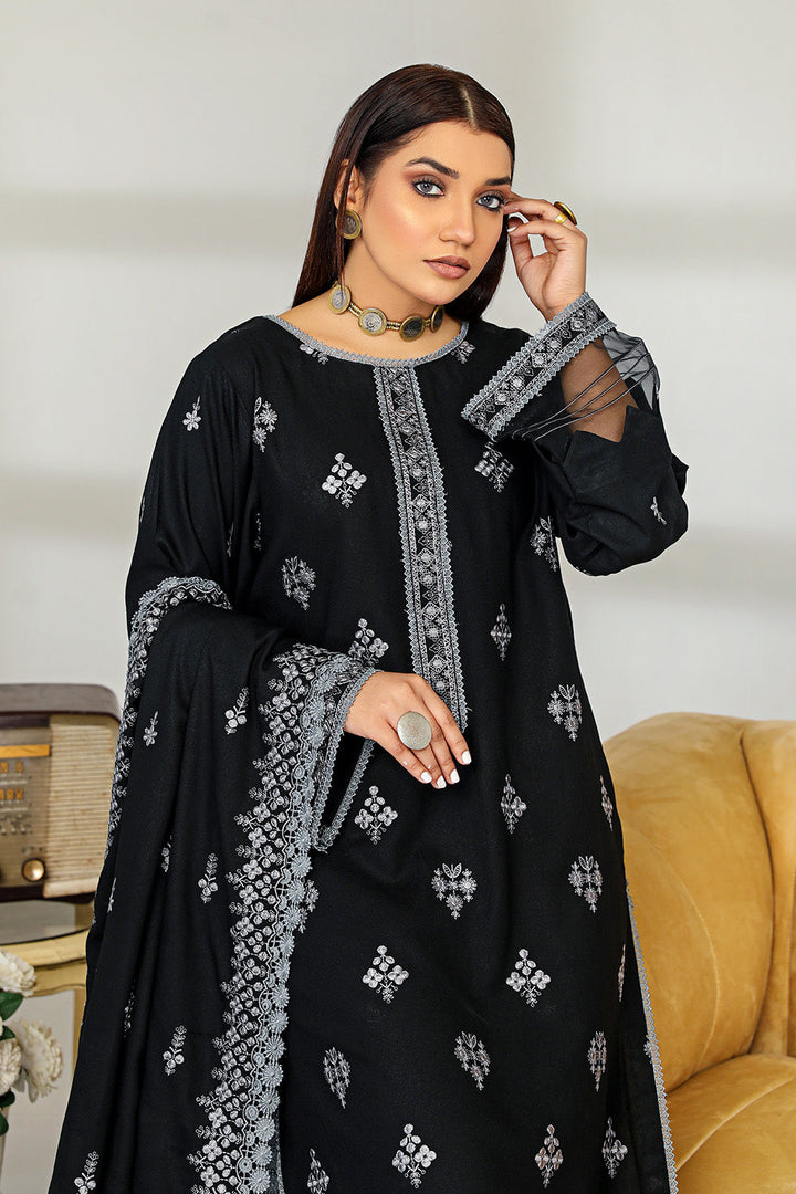 SAP-05 - SAFWA ALPINE EMBROIDERED KARANDI 3 PIECE COLLECTION - VOL 1 2022 - SAFWA Brand