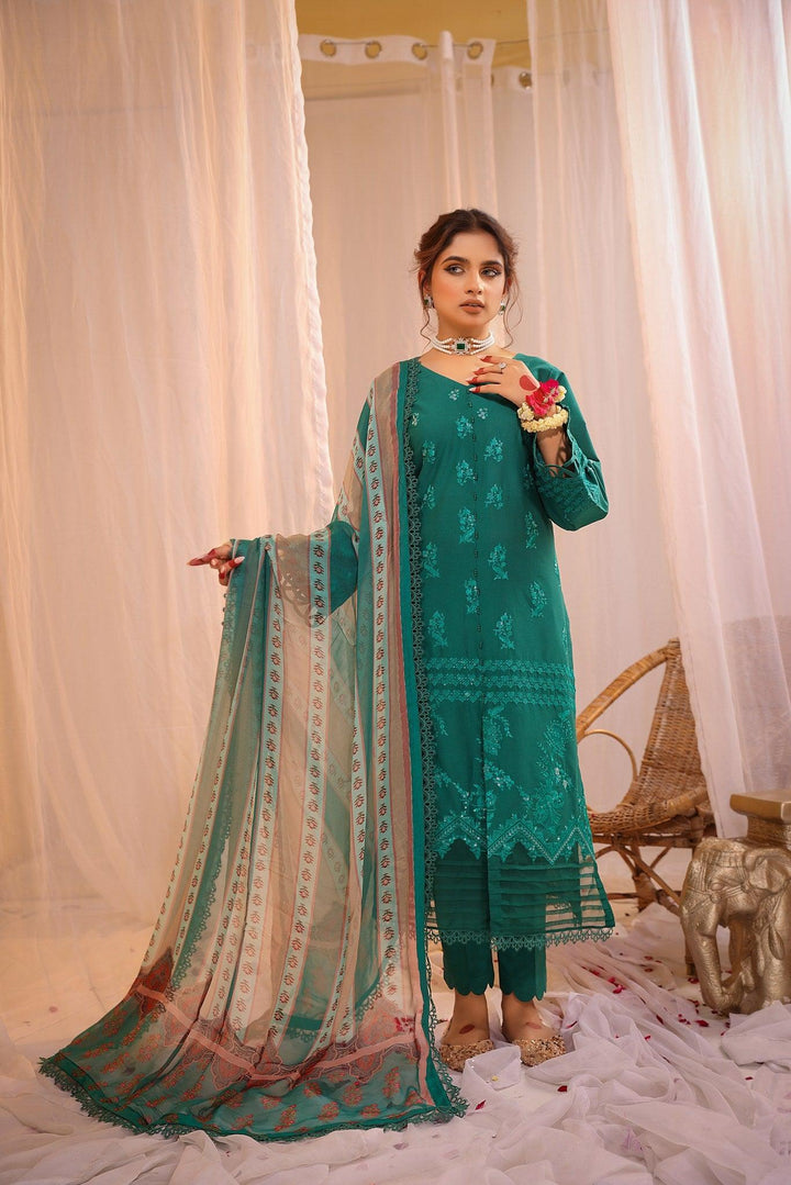 RSC-06 - SAFWA ROSELLA 3-PIECE COLLECTION VOL  Embroidered Dress | 1 Shop Online | Pakistani Dresses | Dresses