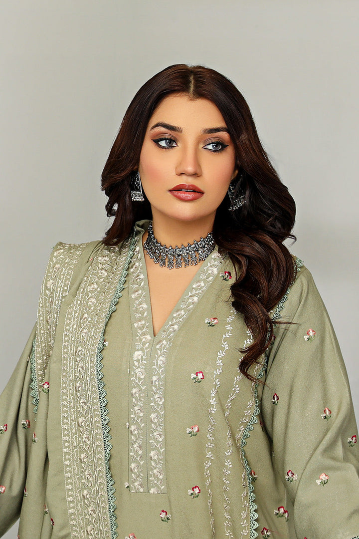 SAP-07 - SAFWA ALPINE EMBROIDERED KARANDI 3 PIECE COLLECTION - VOL 1 2022 - SAFWA Brand