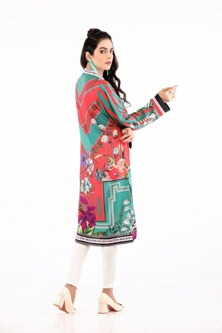 SKS-09 - SAFWA DIGITAL PRINTED KATRAI KURTI COLLECTION 2021  SAFWA | Dresses | Pakistani Dresses | Dress Design