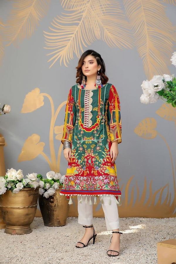 SPK-104- SAFWA DIGTAL PRINTS LAWN COLLECTION- 2021 Safwa-Pakistani Dresses-Dresses-Kurti-Shop Online