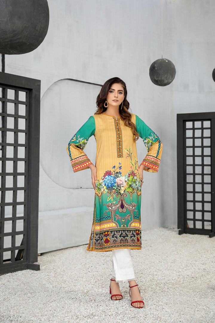 SVK-10- SAFWA DIGITAL VISCOSE KURTI COLLECTION VOL 01 2022 | Dresses & Clothes | Dress Design | Dress | Winter Collection