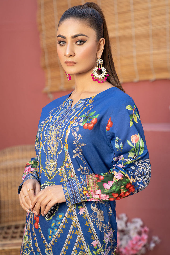 SKD 262 - SAFWA DIGITAL LAWN KURTI