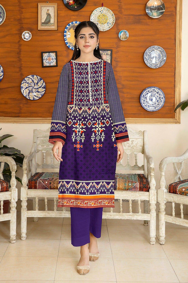 S2V-11 - SAFWA DIGITAL VISCOSE 2 PIECE - VISCOSE KAMEEZ - VISCOSE TROUSER - Safwa Pakistan Fashion 