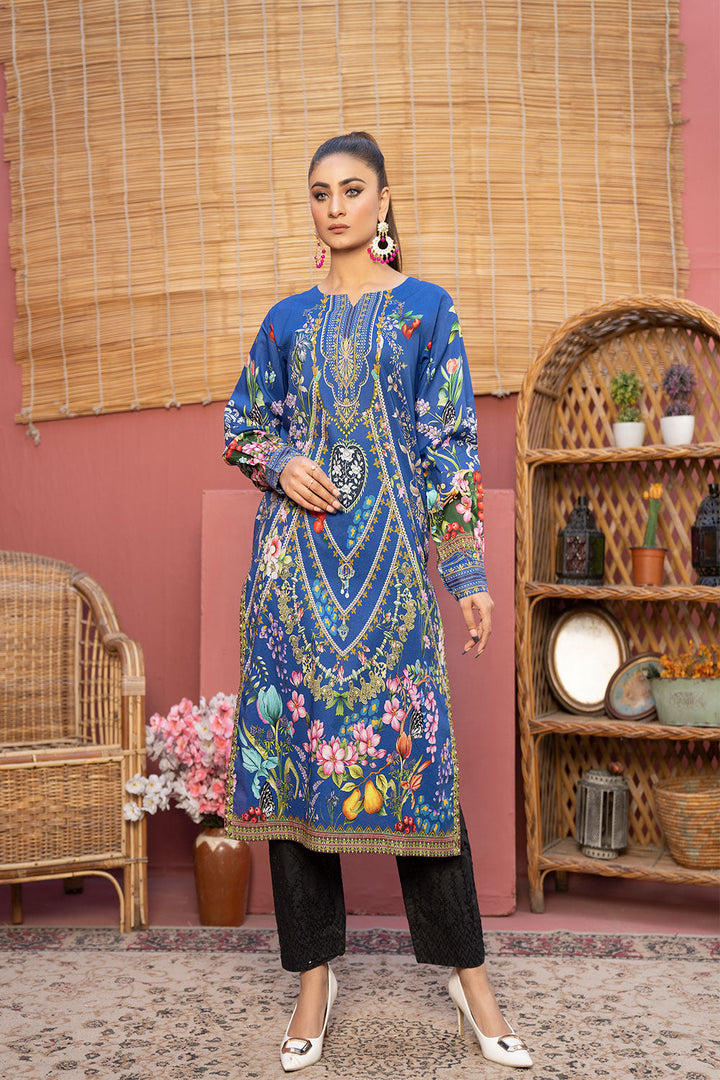 SKD 262 - SAFWA DIGITAL LAWN KURTI