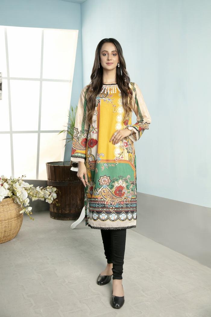 SKD 128- SAFWA DIGITAL COTTON PRINT KURTI COLLECTION - VOL 12 2021 -SHIRT KURTI KAMEEZ Safwa Online Store