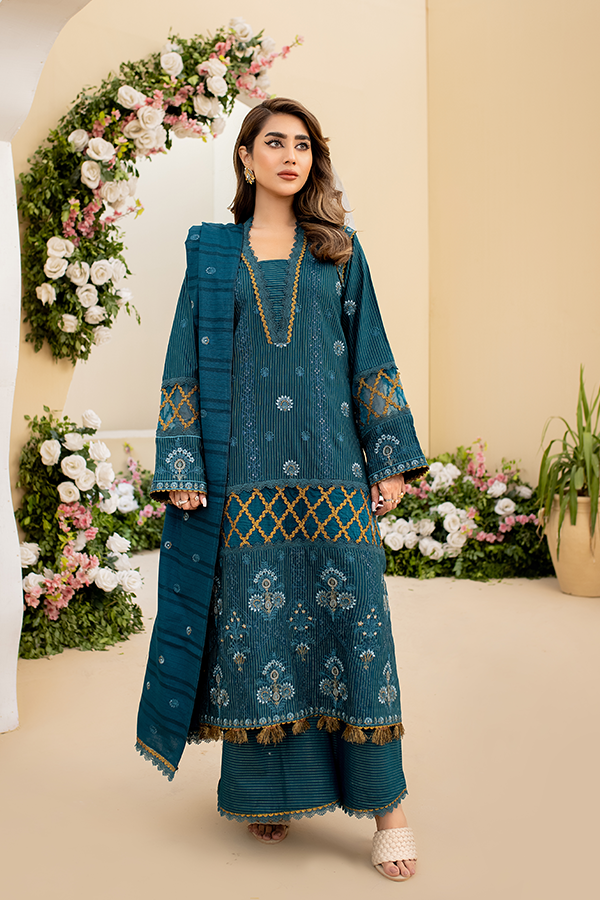 SAR-04 - SAFWA STARLA EMBROIDERED KHADDAR COLLECTION