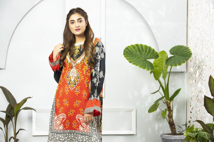 DG 161- SAFWA DIGITAL COTTON PRINT KURTI COLLECTION - VOL 15 2020 -SHIRT KURTI KAMEEZ safwa online store