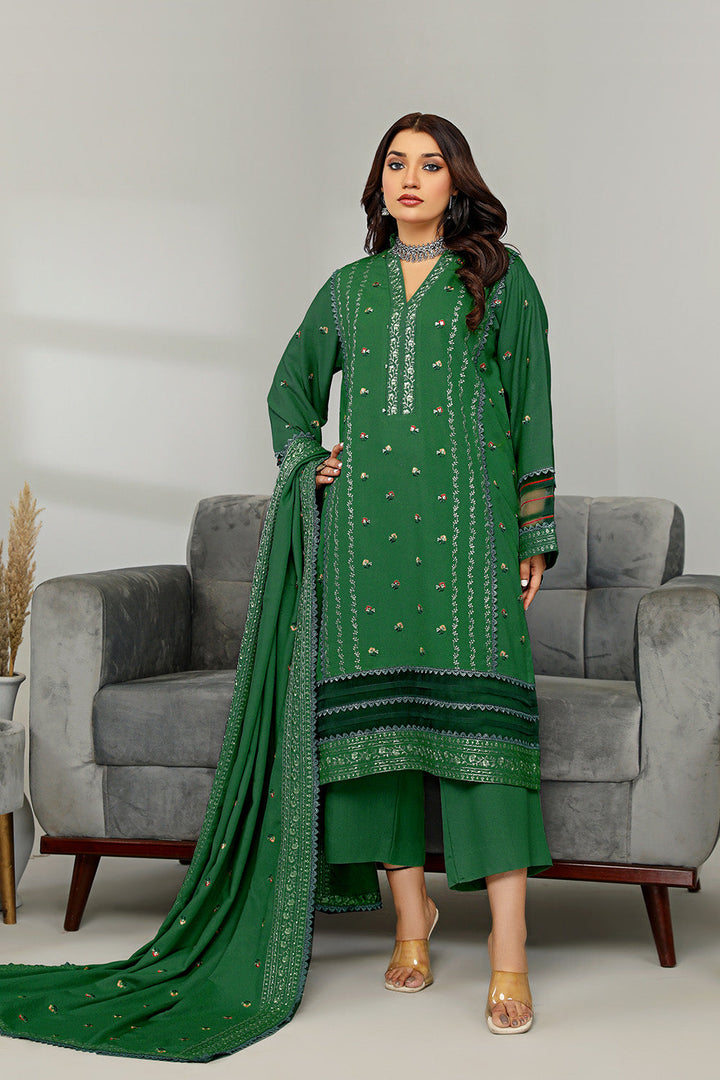 SAP-16 - SAFWA ALPINE EMBROIDERED KARANDI 3 PIECE COLLECTION - VOL 2 2023