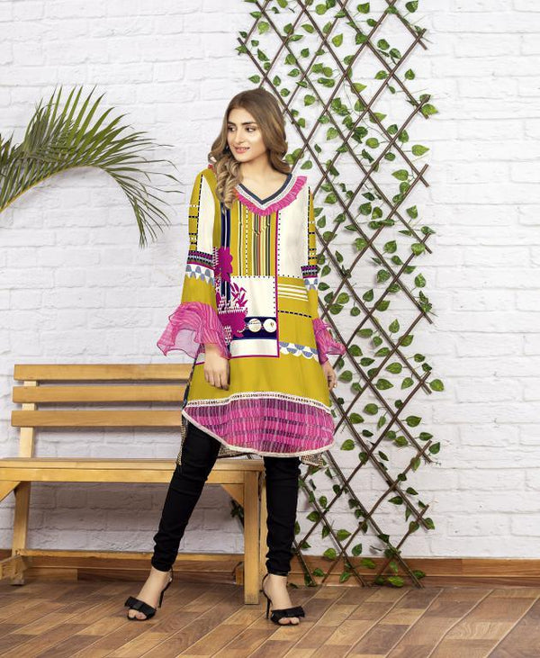 SC/16 -SAFWA PREMIUM LAWN-SERENE COLLECTION-DIGITAL LAWN SHIRT - Safwa-Pakistani Dresses-Dresses-Kurti-Shop Online