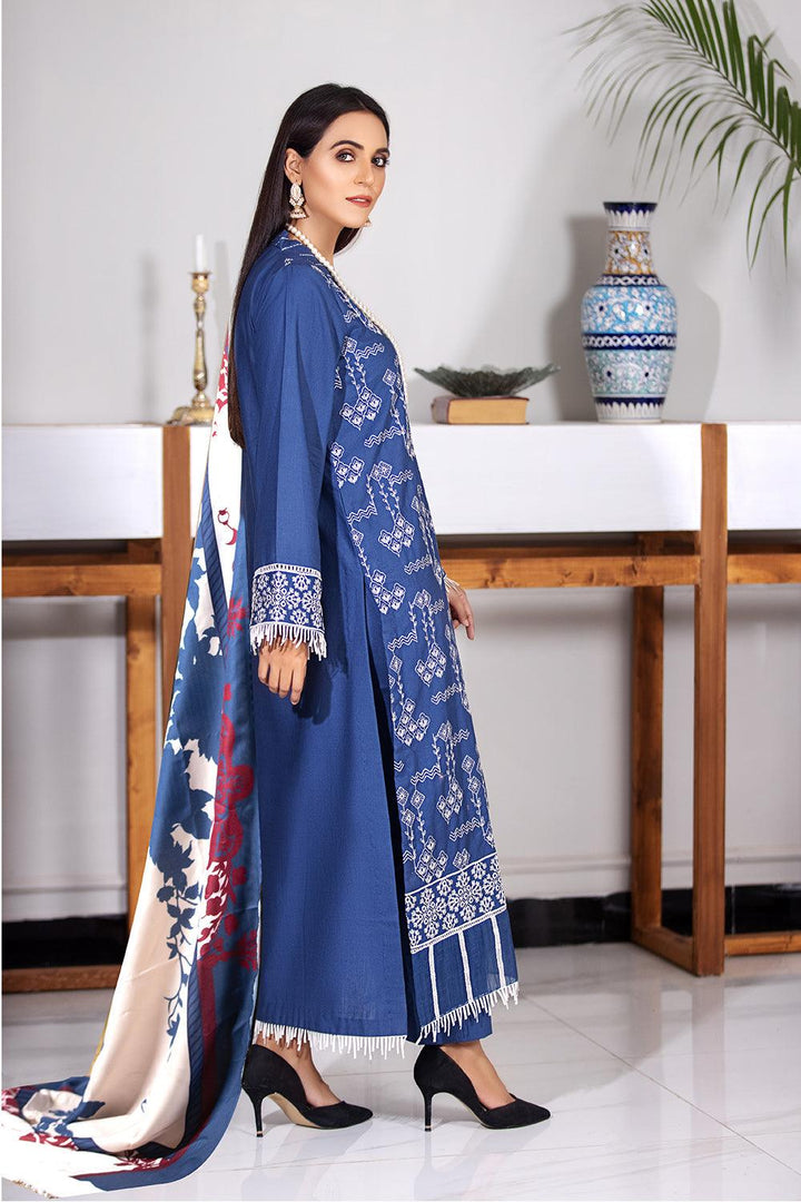 KEC-16 - SAFWA KEVA EMBROIDERED KHADDAR COLLECTION SAFWA | Dresses | Pakistani Dresses | Dress Design