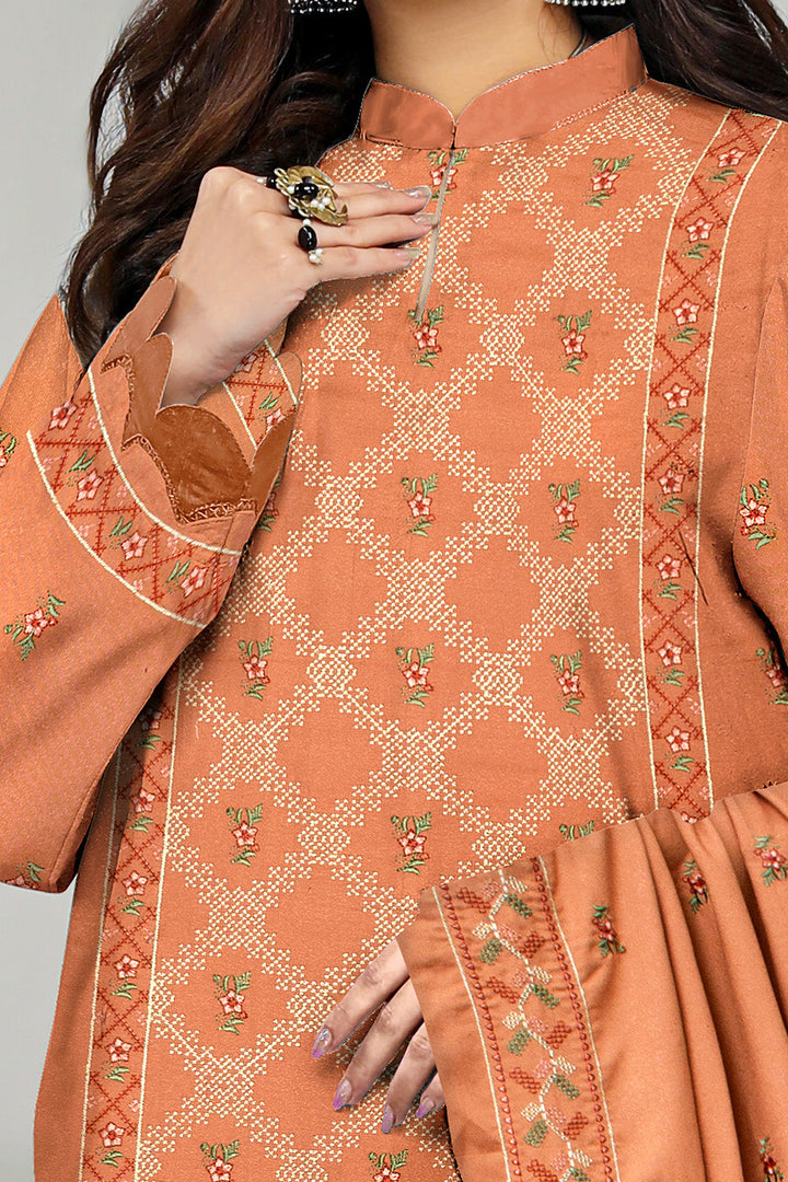 SAP-19 - SAFWA ALPINE EMBROIDERED KARANDI 3 PIECE COLLECTION - VOL 2 2023