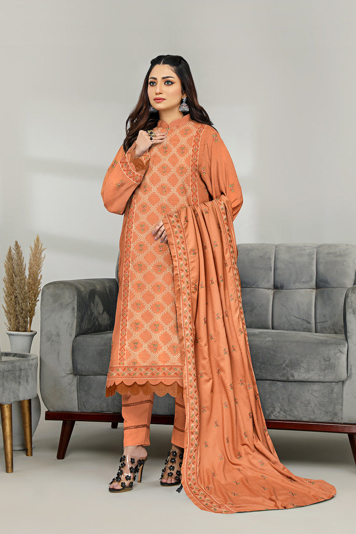 SAP-19 - SAFWA ALPINE EMBROIDERED KARANDI 3 PIECE COLLECTION - VOL 2 2023