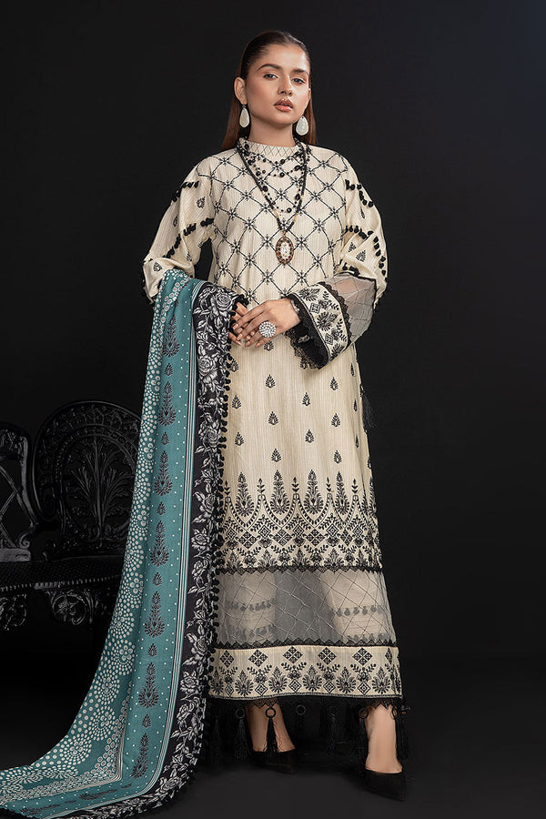 CSC-01 - SAFWA CALISTA EMBROIDERED KHADDAR COLLECTION