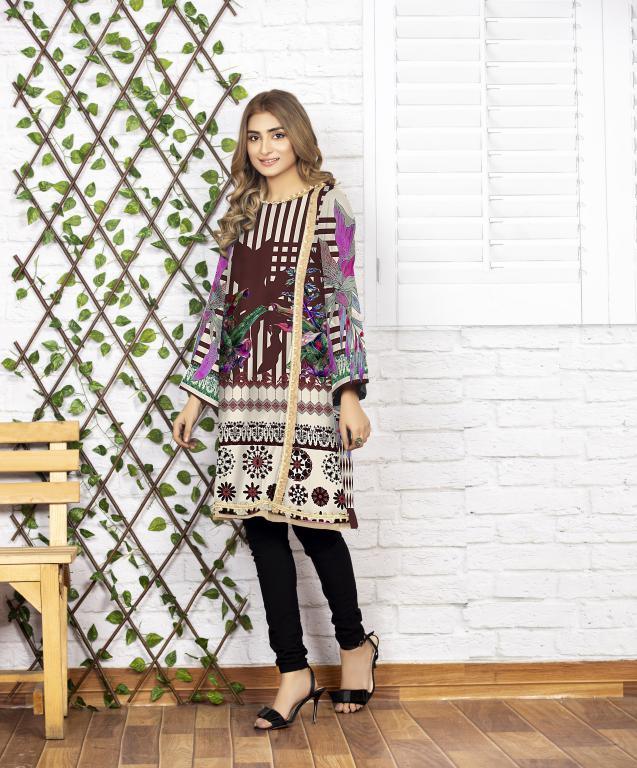 SC/20 -SAFWA PREMIUM LAWN-SERENE COLLECTION-DIGITAL LAWN SHIRT - Safwa-Pakistani Dresses-Dresses-Kurti-Shop Online