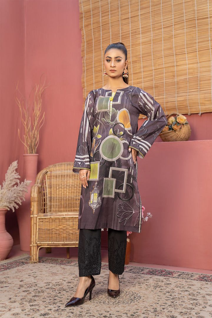 SKD 264 - SAFWA DIGITAL LAWN KURTI