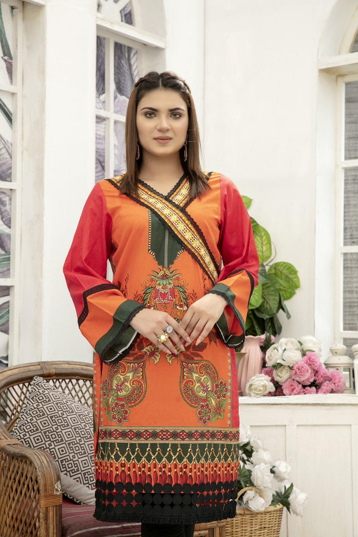 SKD 239 - SAFWA DIGITAL COTTON KURTI VOL 2 2022 Designer KURTI| SAFWA| DRESS| DESIGN| DRESSES| PAKISTANI DRESSES