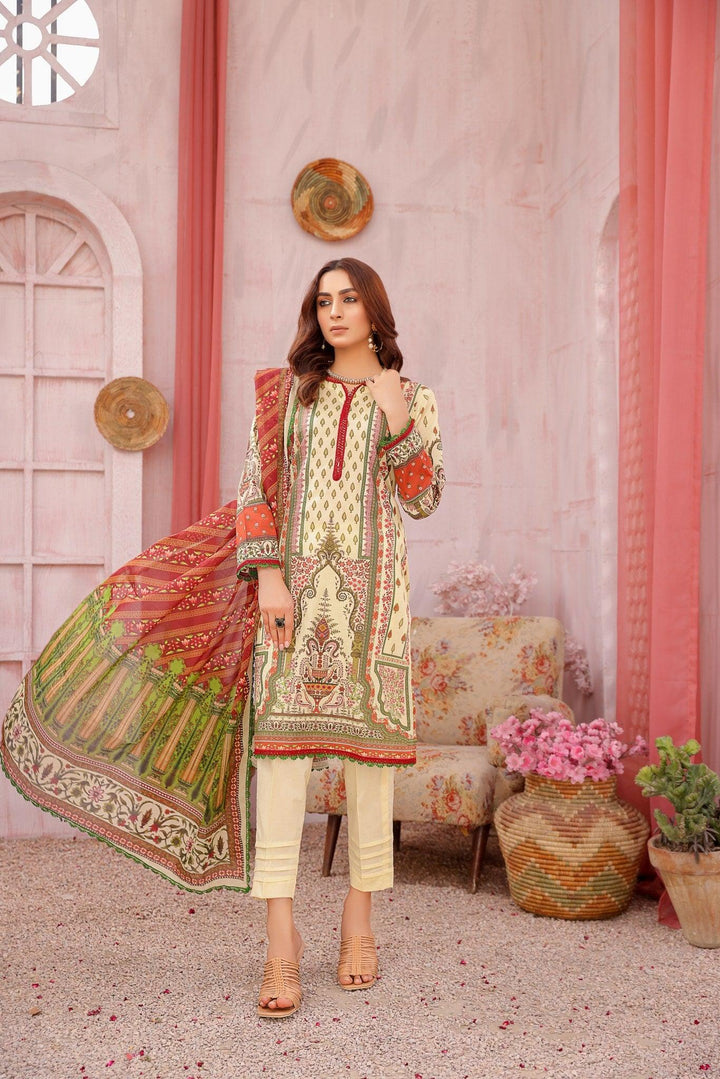 SPC-23 - SAFWA PRAHA COLLECTION 3 PIECE SUIT - Three Piece Suit-SAFWA -SAFWA Brand Pakistan online shopping for Designer Dresses | SAFWA | DRESS | DESIGN | DRESSES | PAKISTANI DRESSES
