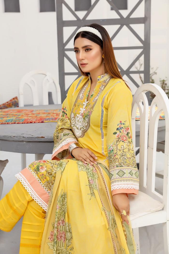 SPR-25 - SAFWA PRAHA COLLECTION 3 PIECE SUIT 2021 - Three Piece Suit-SAFWA -SAFWA Brand Pakistan online shopping for Designer Dresses| SAFWA| DRESS| DESIGN| DRESSES| PAKISTANI DRESSES