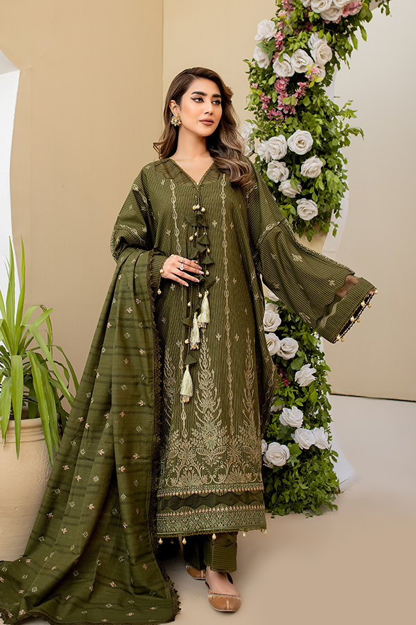 SAR-07 - SAFWA STARLA EMBROIDERED KHADDAR COLLECTION