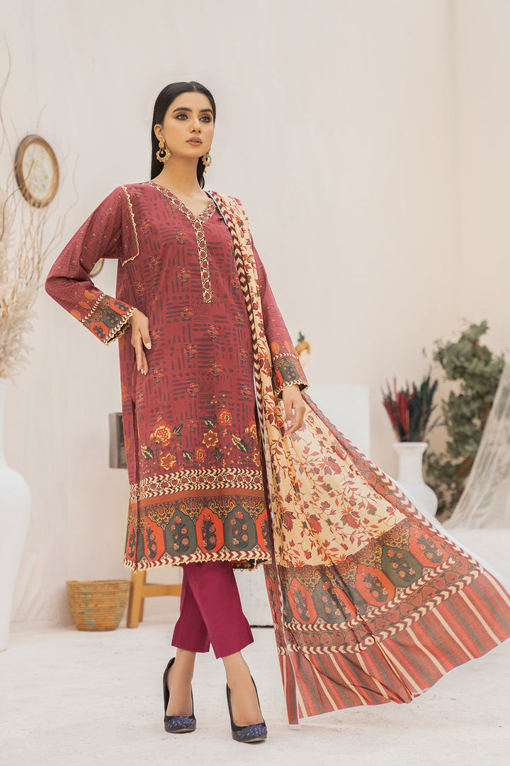 SSD-187 - DIGITAL PRINTS SHIRT DUPATTA COLLECTION