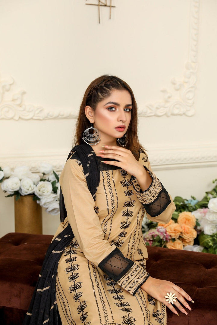 SEC-29 - SAFWA ETSY 3-PIECE EMBROIDERED COLLECTION VOL 02 - SAFWA Brand