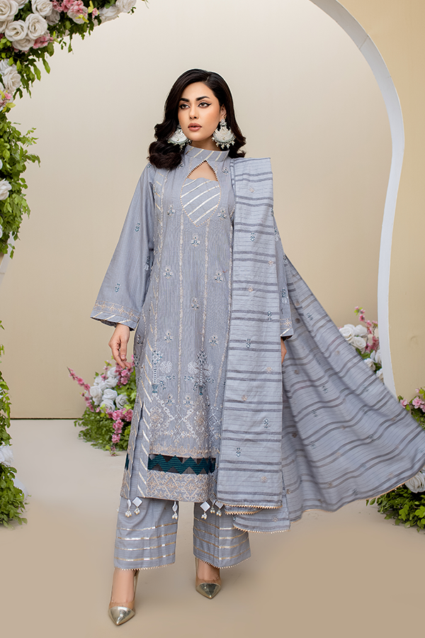 SAR-08 - SAFWA STARLA EMBROIDERED KHADDAR COLLECTION