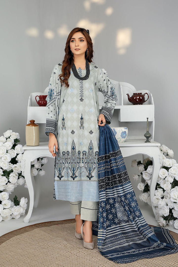 SBT-33 - SAFWA BOTANIC EMBROIDERED COLLECTION