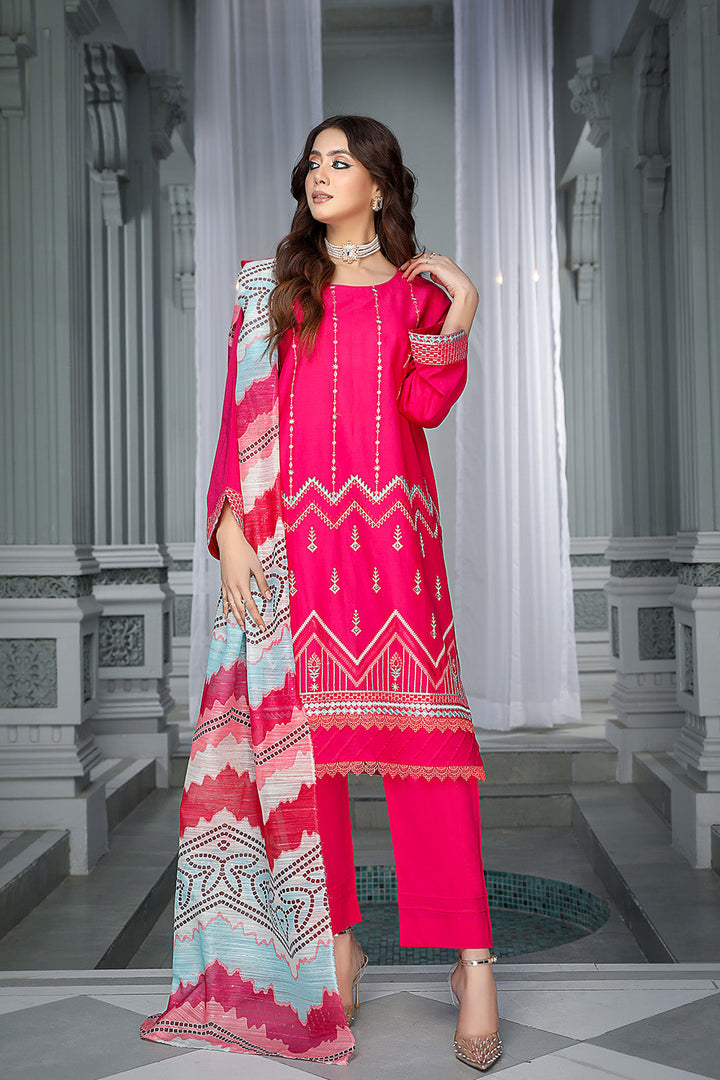 SEC-43 - SAFWA ETSY 3-PIECE EMBROIDERED COLLECTION VOL 03