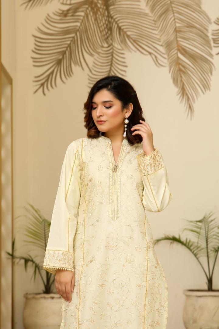 MSK-35 - SAFWA PREMIUM LAWN - MIYAWAKI COLLECTION Vol 04 2021 - EMBROIDERY DIGITAL - SHIRTS - Shirt-Kurti - safwa