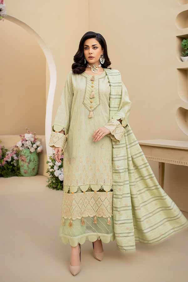 SAR-10 - SAFWA STARLA EMBROIDERED KHADDAR COLLECTION