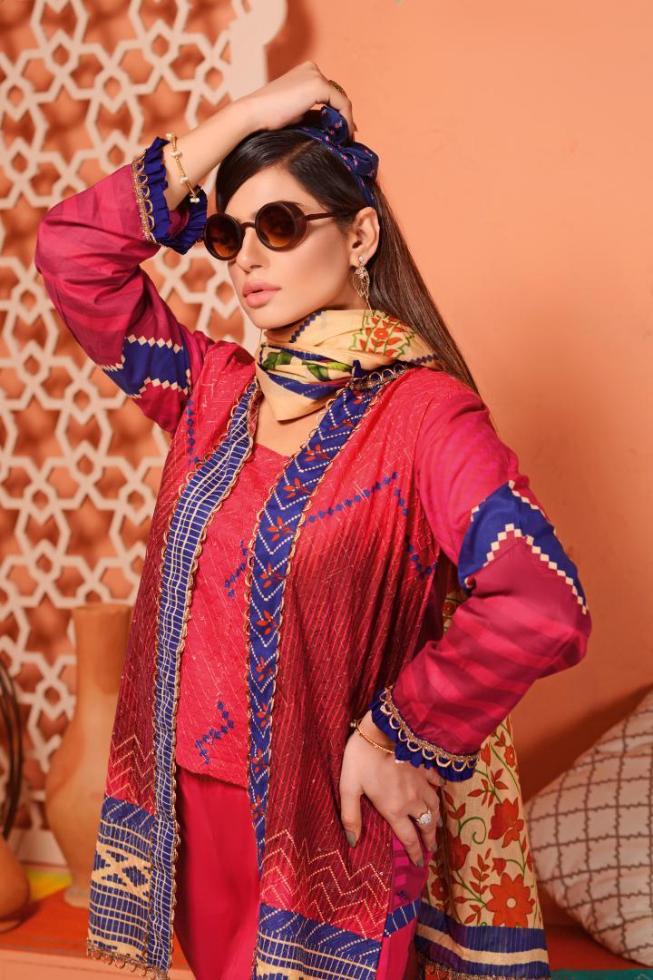 SM-38 - SAFWA EMBROIDERED 3-PIECE MODA COLLECTION 2021 -| SAFWA DRESS DESIGN | DRESSES | PAKISTANI DRESSES | SAFWA BRAND Pakistani online shopping for Designer Dresses