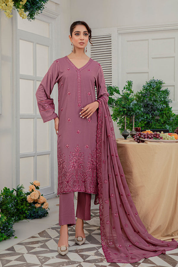 GVS-02 - SAFWA GLAM EMBROIDERED 3-PIECE COLLECTION VOL 01